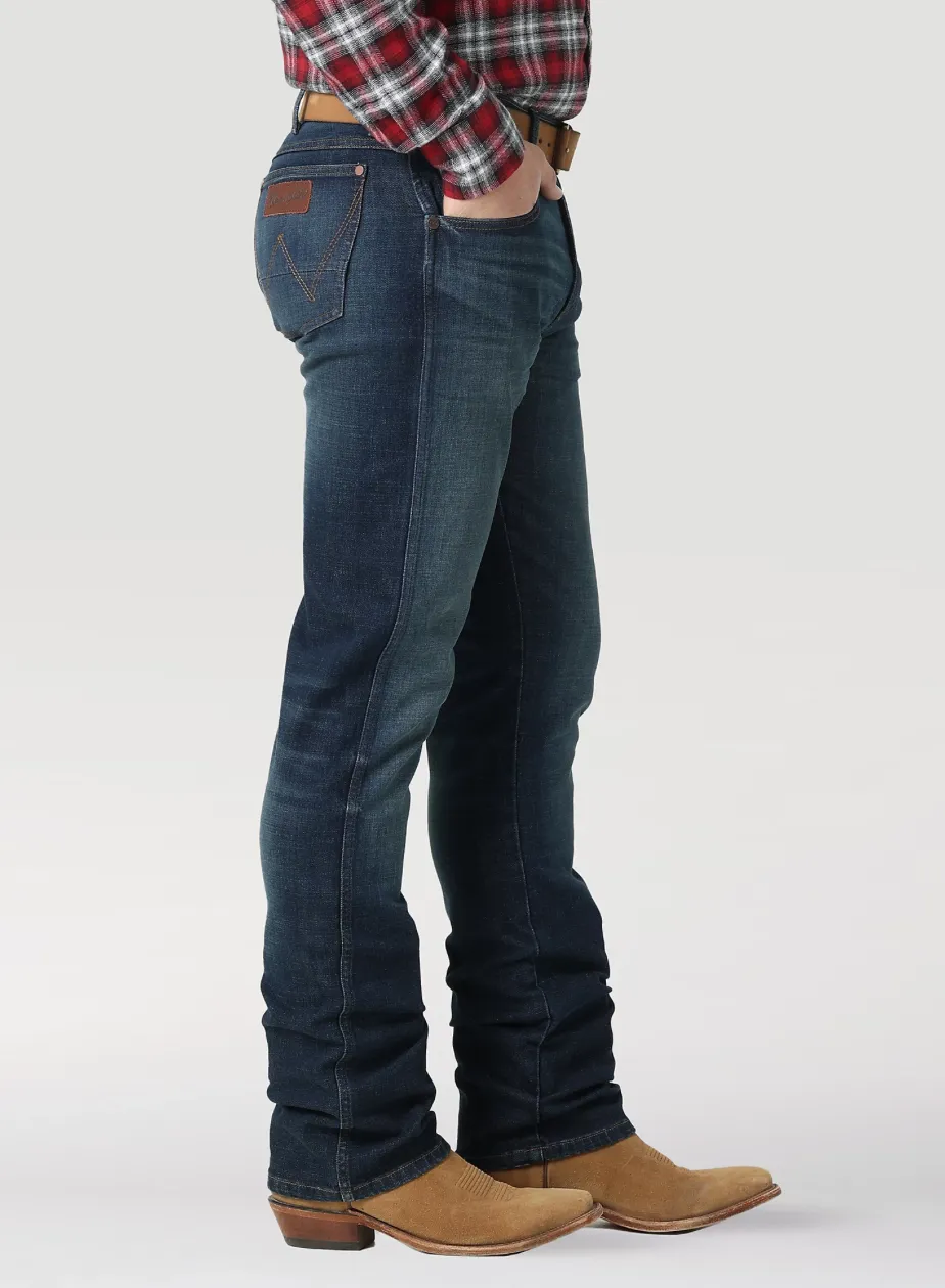 112322490 - Wrangler® Retro® Slim Straight Jean - Stone