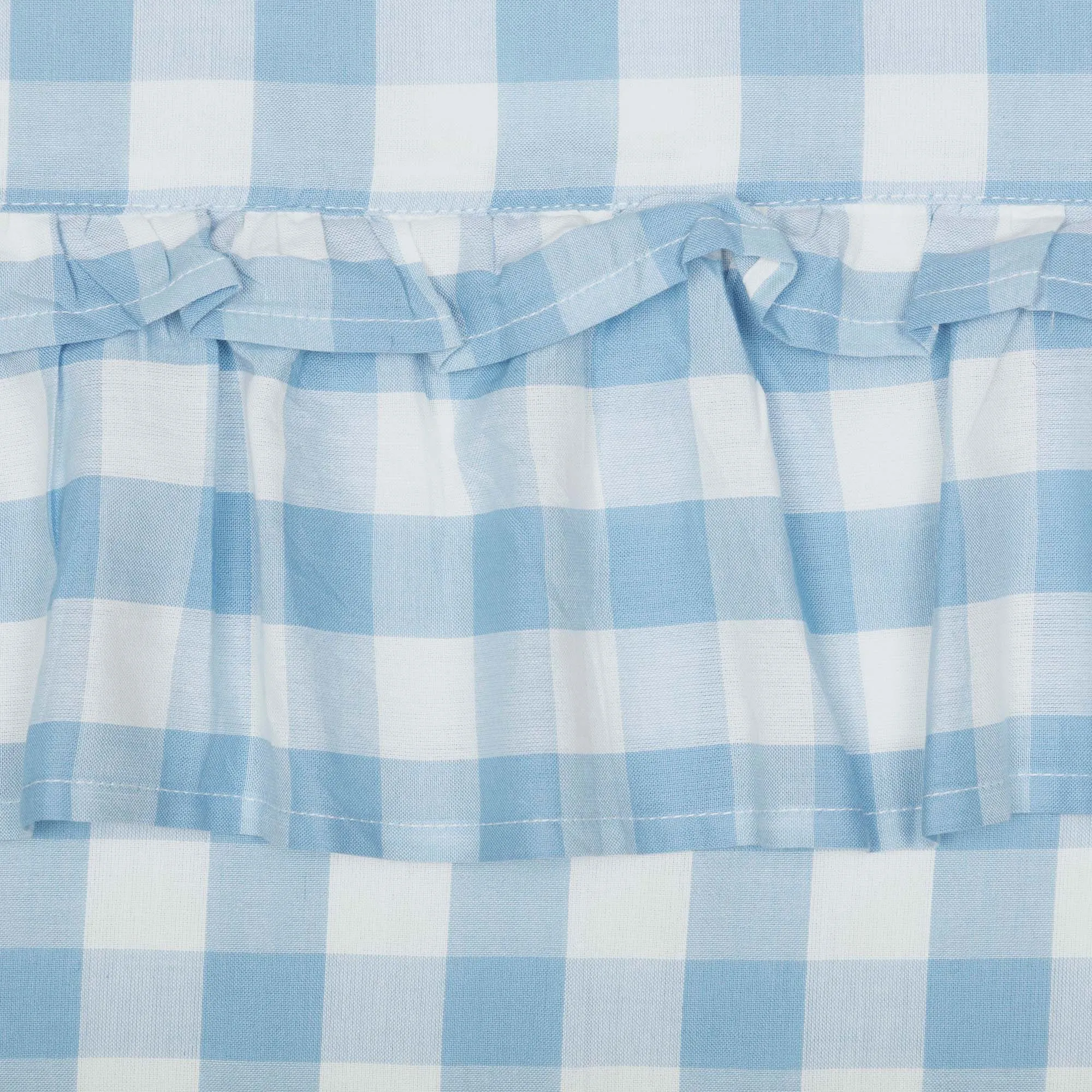 Annie Buffalo Check Ruffled Swag Set of 2