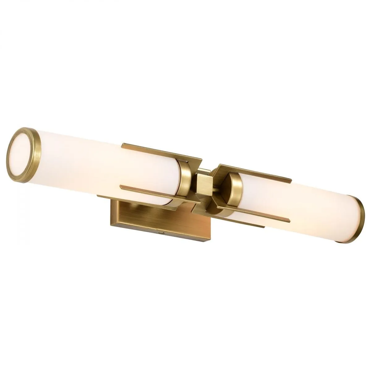 Roselle 5" Bathroom Vanity Light, Natural Brass Finish