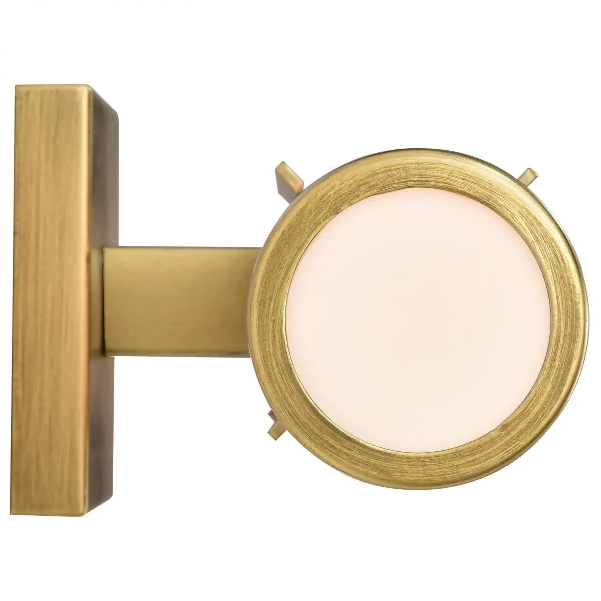 Roselle 5" Bathroom Vanity Light, Natural Brass Finish