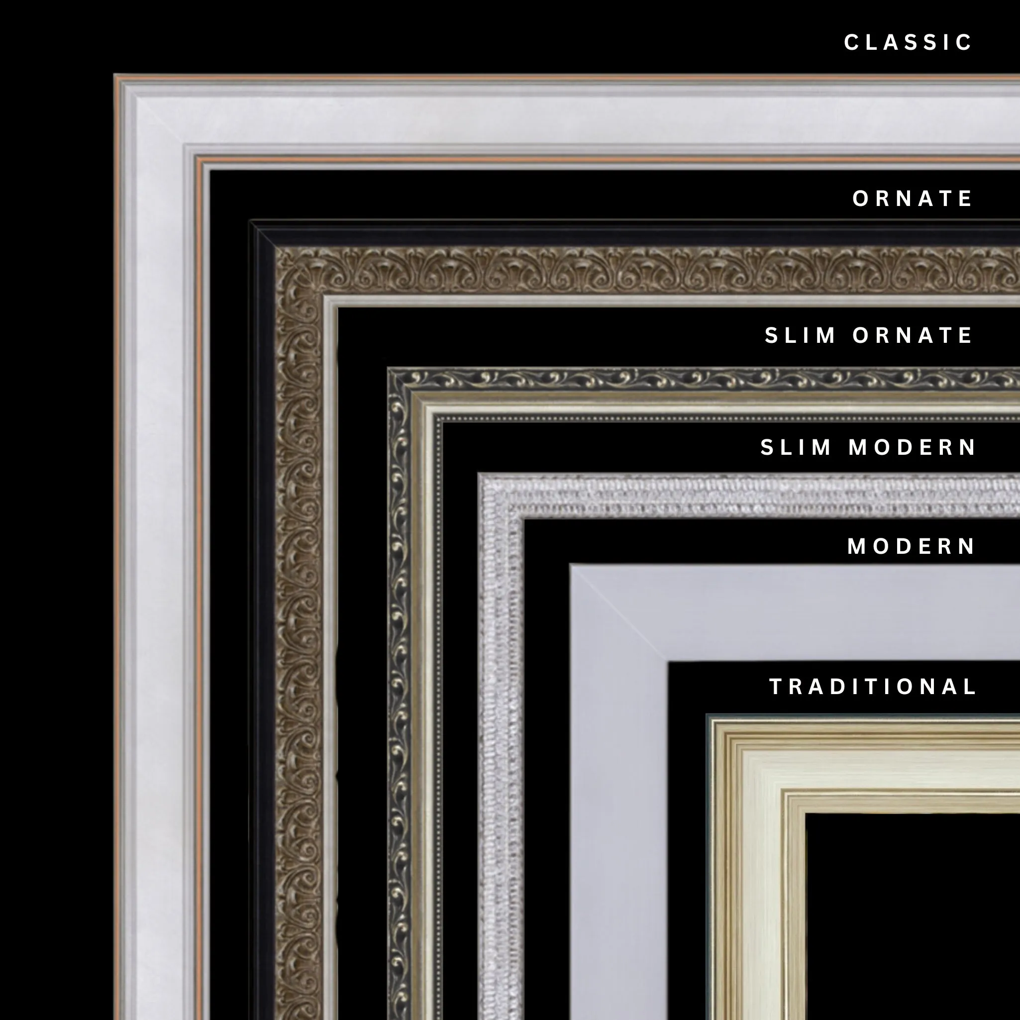 Silver 25x34 Picture Frame Ornate Traditional Classic Antique